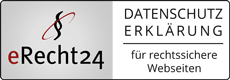 Siegel (Datenschutzerklärung für rechtssichere Webseiten von eRecht24.de)